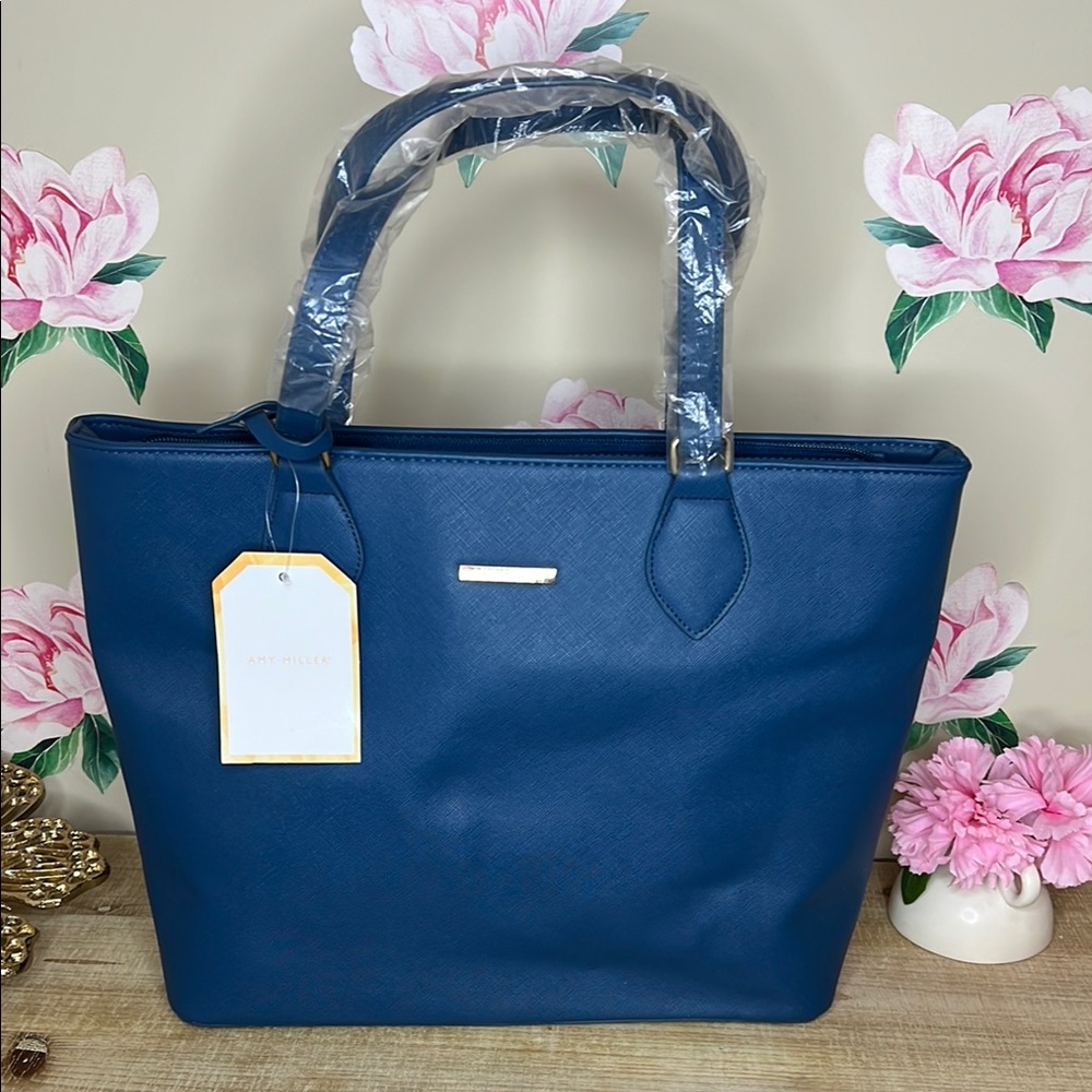 Amy Miller Elegant Blue Tote Bag